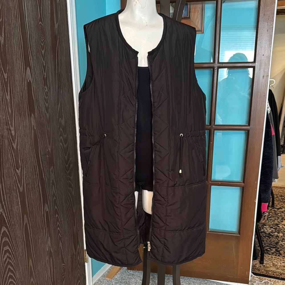Black Vest with Luxurious Lining